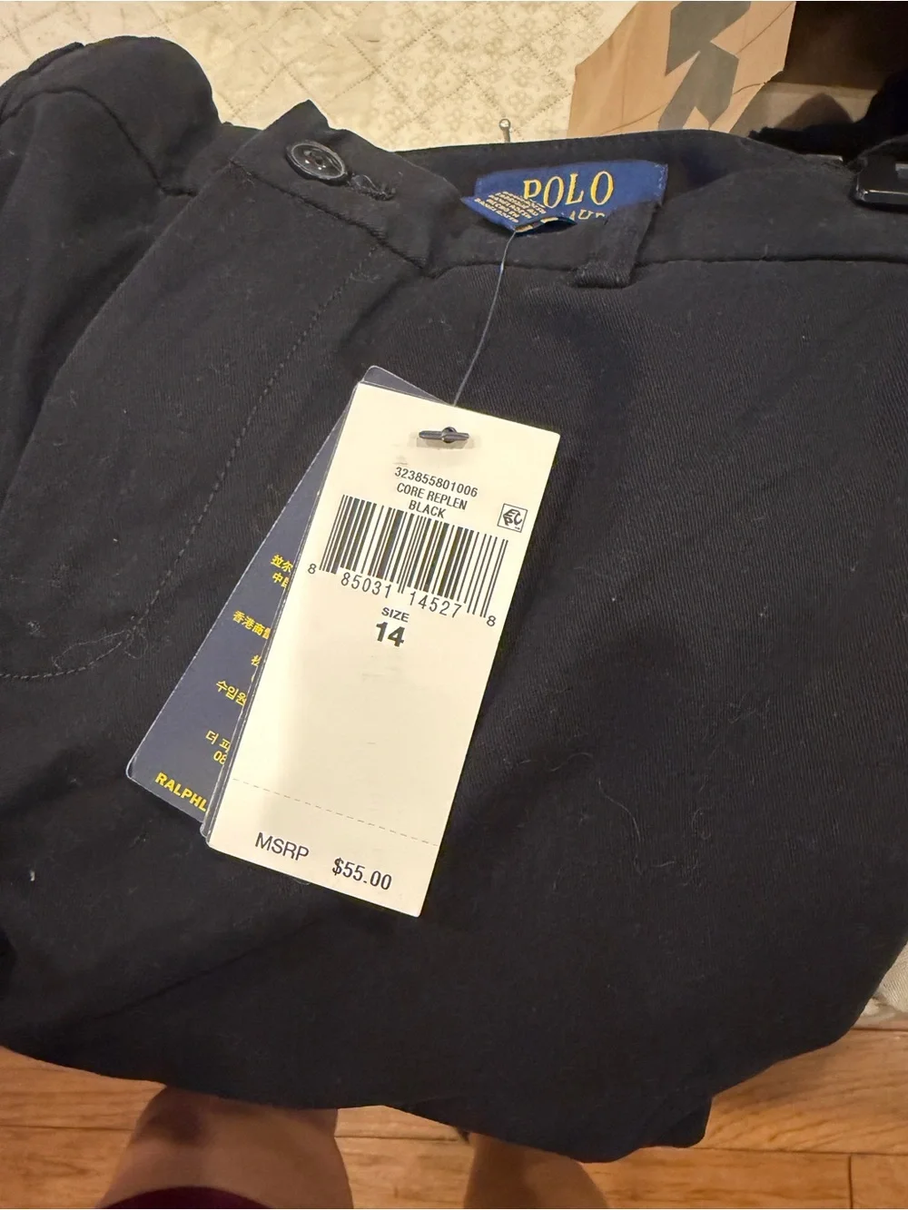 Ralph Lauren Black Boy’s Chino Pants